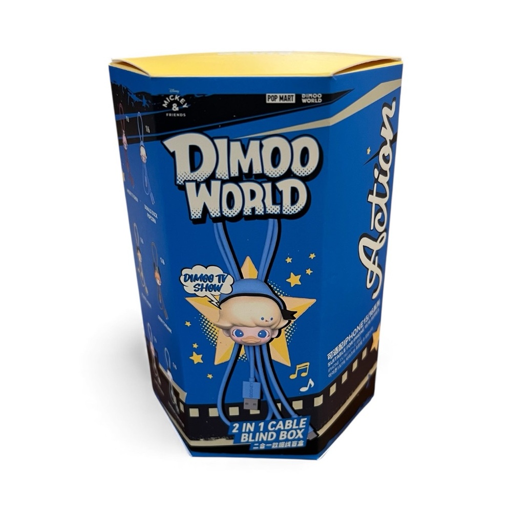 Dimoo World Action Figure Blind Box IPhone 15/16 Charger